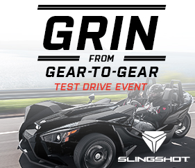 Slingshot® Grin From Gear-To-Gear Test Drive Event